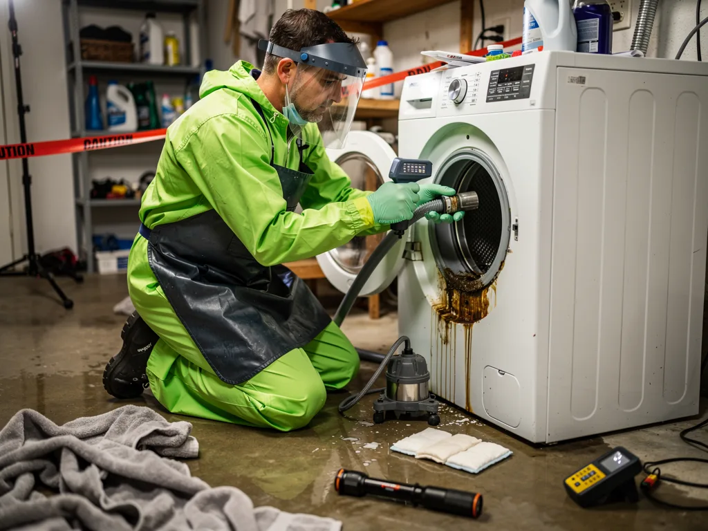 Appliance Leak Cleanup
