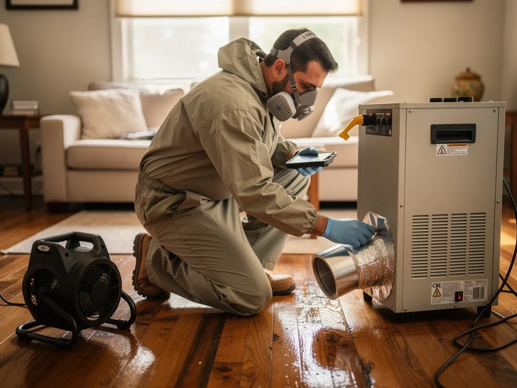 Hardwood Floor Drying